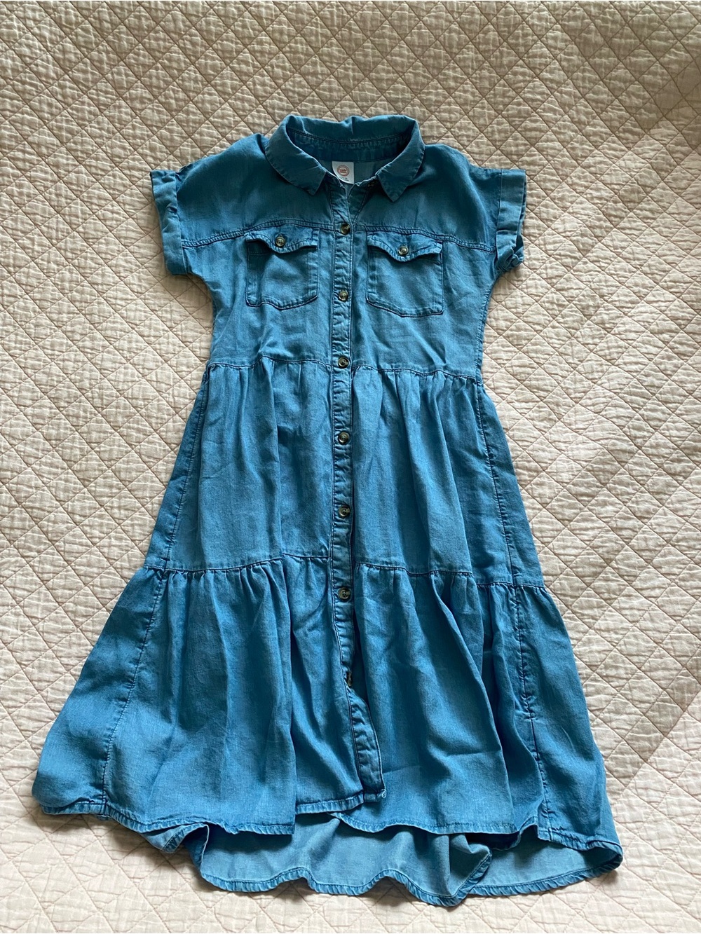 Girls' soft Denim Dress